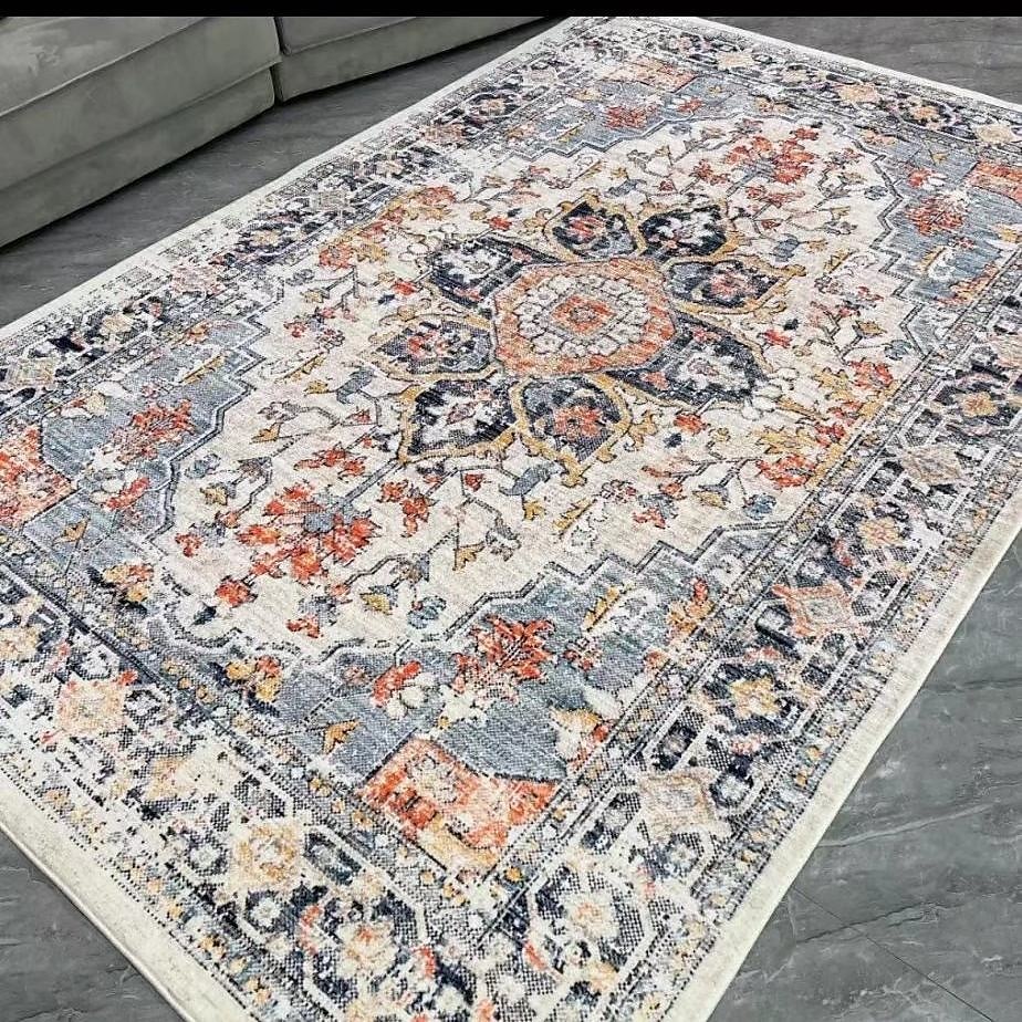 Retro Carpet Persian Living Room Rug Bedside Floor Mat Non-Skid Foldable Bedroom Imitation Cashmere Thickened Plush Carpet 2025 - $19.99 –P8