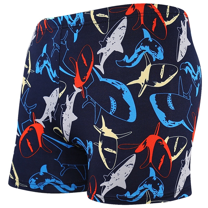 Voor heren Badpak Lange zwembroeken Zwemshorts Boardshorts Zomer korte broeken Afdrukken Haai Brief 3D Ademend Sneldrogend Feestdagen Zwembad Sexy Rekken 1 5 Lage Taille Rekbaar 2025 - $6.49 –P7