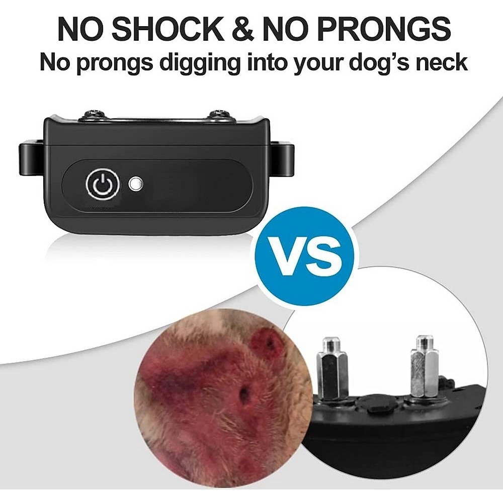 3300FT No Shock Pet Dog Training Collar Beep Vibrating Pet Trainer IPX7 Waterproof Rechargeable Pet Training Collar No Prongs Sound and Vibration Collar 2025 - $63.99 –P6