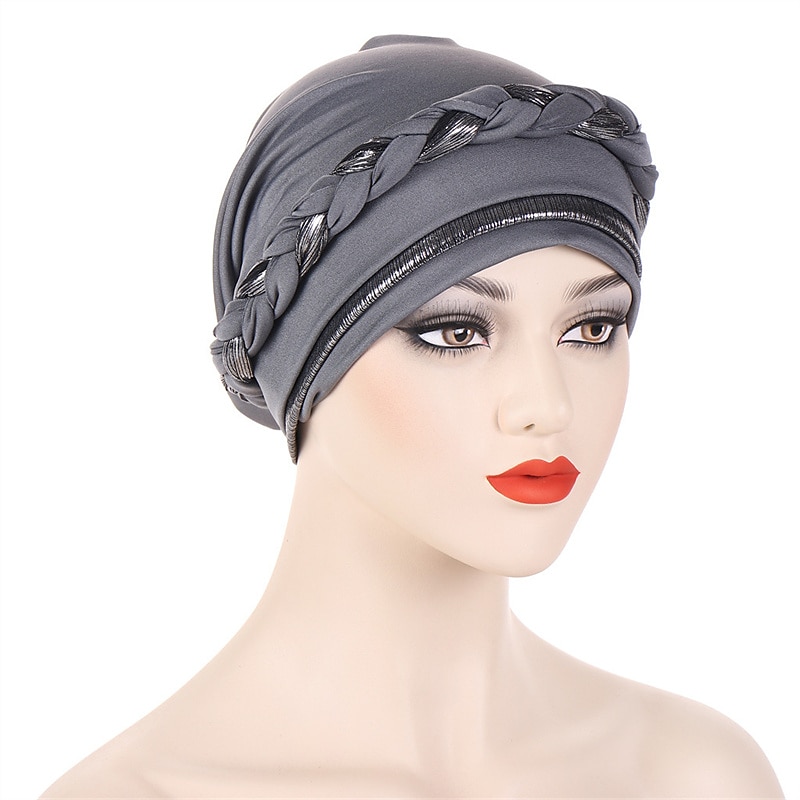 8 farben muslimische frauen innere kappen geflochtene bandanas hijab komfort mode turban hut bunte chemo hüte kopf tragen turbante 2025 - $12.99 –P9