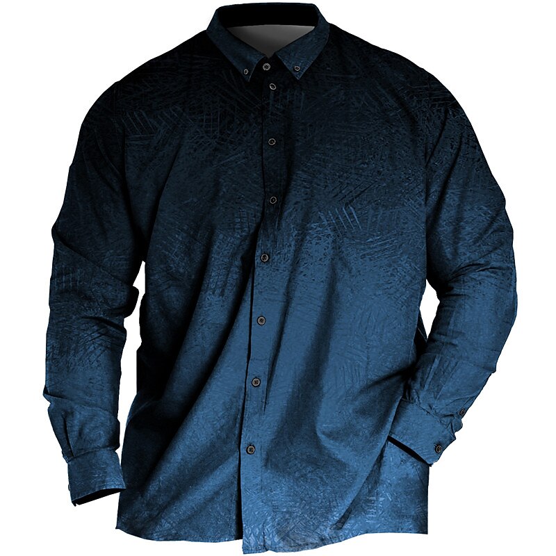 Bărbați Mărime Plus Cămașă Mare si inalt Imprimeu Grafic Răsfrânt Nasturi Manșon Lung Primavara vara Sport Modă Șic Stradă Designer În aer liber Vacanță Topuri 2026 - $28.99 –P2