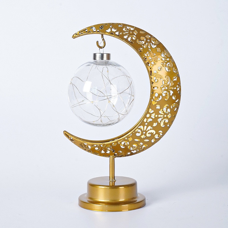 ramadan eid mubarak luci lampada da notte decorativa vacanza illuminazione musulmano ramadan festival led castello stella luna luce di notte casa decorazione camera da letto del 2025 a $18.49 –P10