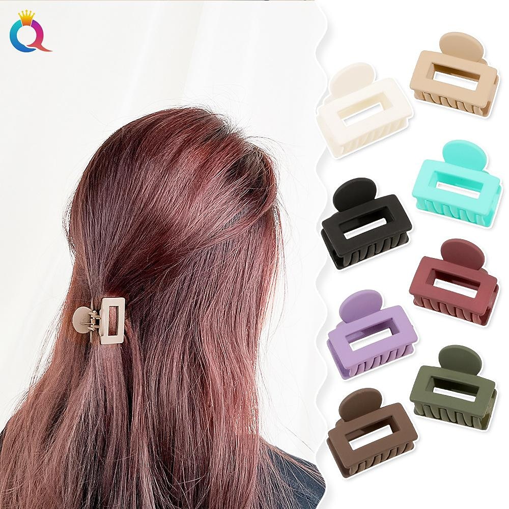 fermagli per artigli quadrati grandi e piccoli fermagli per artigli per capelli rettangolari neutri antiscivolo opachi grandi fermagli per capelli per donna fermaglio a mascella forte per capelli del 2025 a $3.49 –P1