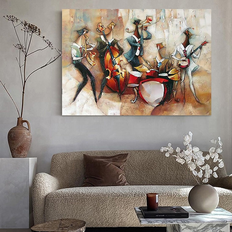 olieverfschilderij handgemaakt groot formaat schilderij handgeschilderde kunst aan de muur abstracte mensen canvas schilderij woondecoratie decor geen frame schilderij alleen 2026 - $109.99 –P3