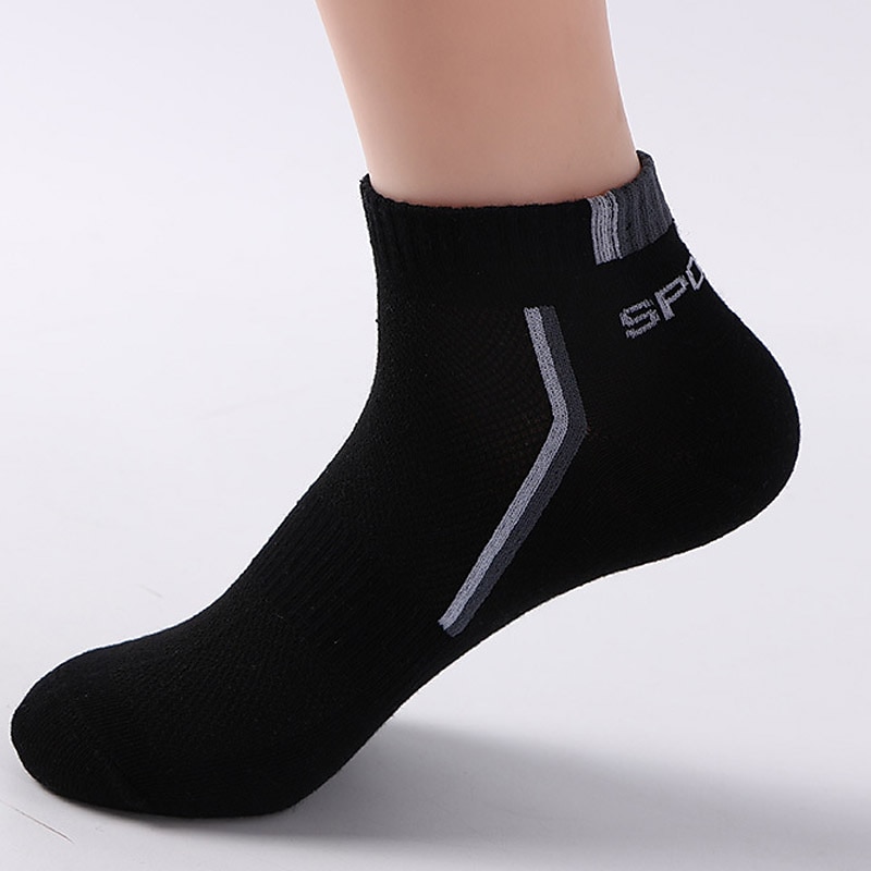 2 pares de calcetines para hombre calcetines tobilleros con estampado de letras y rayas calcetines para correr bloque de color de moda casual diario medio primavera, verano, otoño, invierno elegante tradicional clásico 2026 - $5.49 –P9