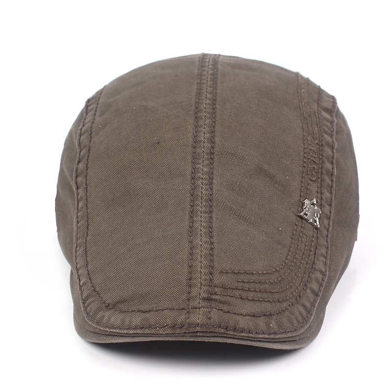 Men's Flat Cap Black Navy Blue Cotton Fashion Streetwear Stylish 1920s Fashion Outdoor Daily Going out Letter Warm 2025 - $16.49 –P3