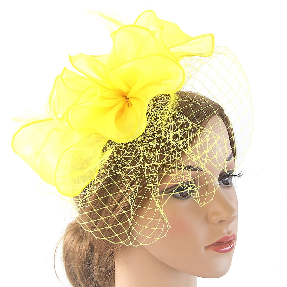 Elegant Derby Kopfschmuck Faszination Dame Kostüm Damen Karneval Party Derby Hochzeitsfeier Erwachsene Fascinator Frühling & Sommer 2026 - $18.99 –P5