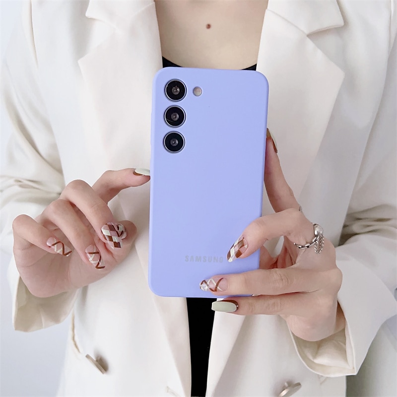 τηλέφωνο tok Για Samsung Galaxy S23 Ultra Plus S25 Ultra Θήκη σιλικόνης Προστατευτικό για όλο το σώμα Προστασία από τη σκόνη Αντίσταση πτώσης τεσσάρων γωνιών Μονόχρωμο TPU 2025 - $17.99 –P1