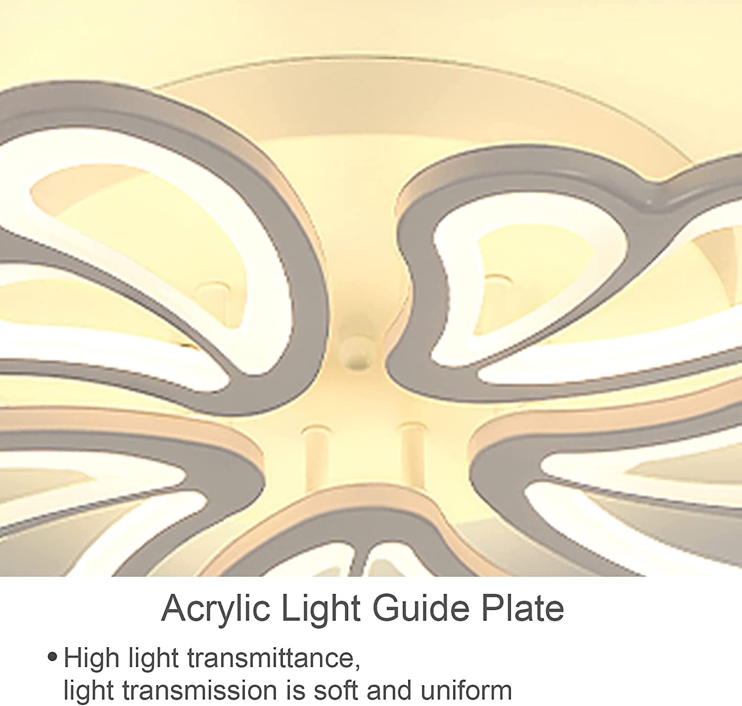 LED Ceiling Light 3/5/9/12/15 Heads Ceiling Lamp Acrylic Aluminum Stepless Dimming Bedroom 110-240V ONLY DIMMABLE WITH REMOTE CONTROL 2025 - $288.39 –P6