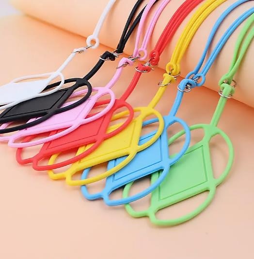 suporte de cordão para celular, cordão de silicone, cordão de telefone ajustável para pendurar no pescoço, compatível com a maioria dos smartphones de 2025 por $11.49 –P2