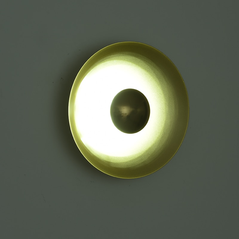 innendørs vegglampe led kobber sirkel design stue soverom metall vegglamper 3000k e26 vegglampe for soverom bad 2025 - $116.99 –P11