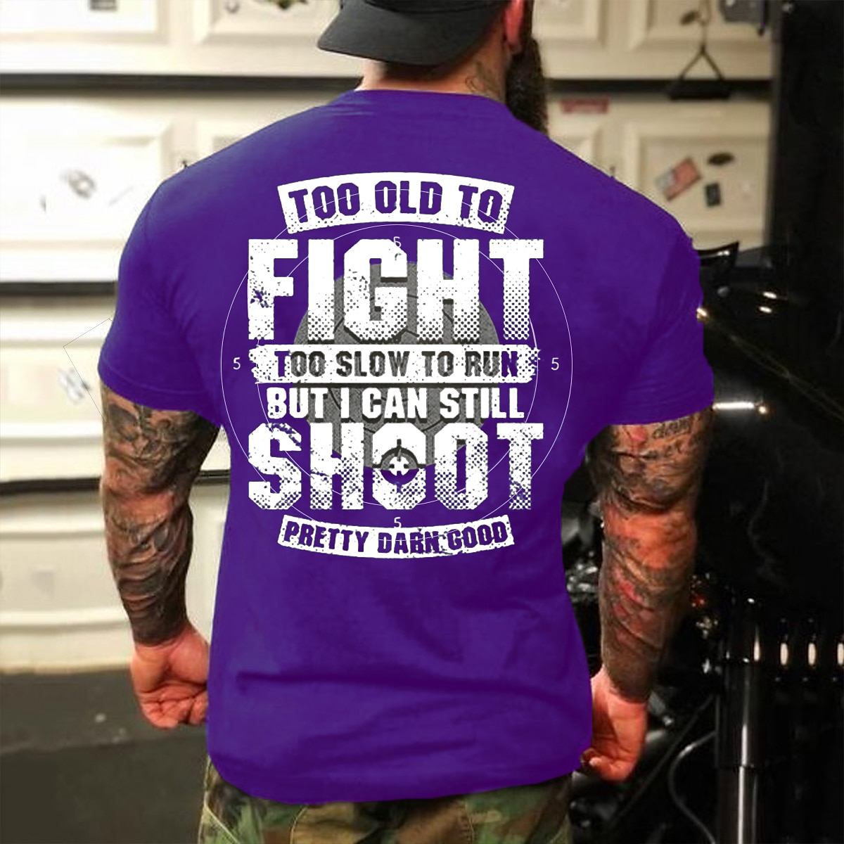 Homens Letra Velho demais para lutar Camiseta Camisetas gráficas 100% Algodão Manga Curta Gráfico Camisa Preto Vinho Vermelho Camiseta confortável Rua Feriado Roupas de estilistas de 2025 por $15.99 –P16
