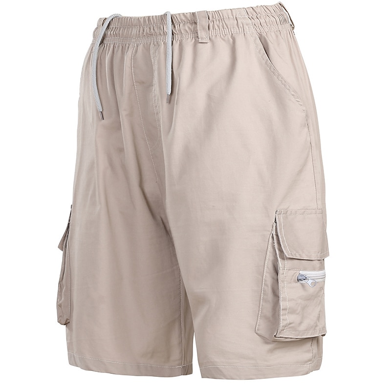 Herre Cargoshorts Shorts Bermudashorts Klapplomme عادي Komfort Pustende utendørs Daglig Ut på byen Mote Gatemote Svart Grønn 2025 - $18.99 –P7