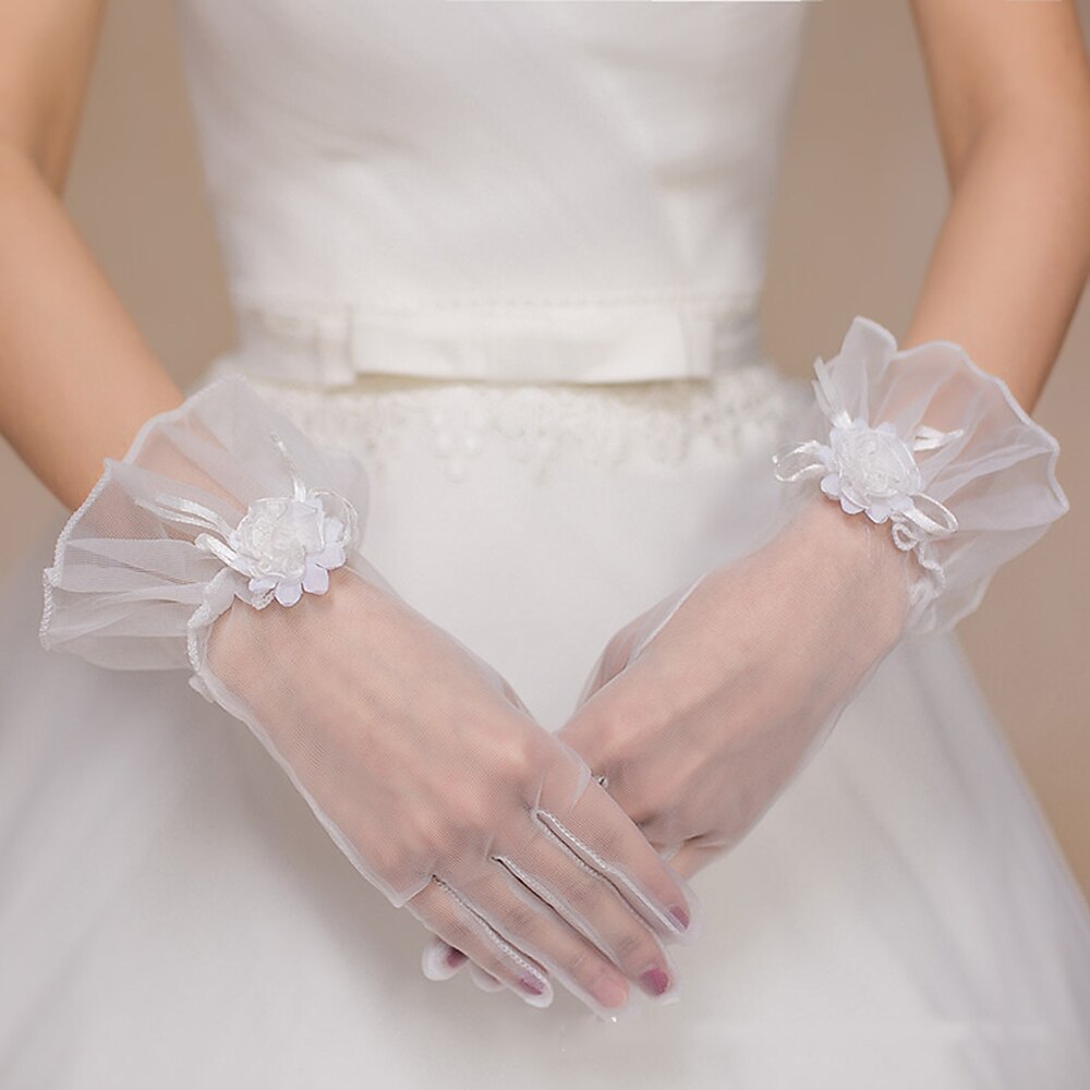 1950s 1920s Elegant Gloves Bridal Audrey Hepburn The Great Gatsby Women's Cosplay Costume Wedding Party / Evening Prom Gloves 2026 - $9.99 –P1