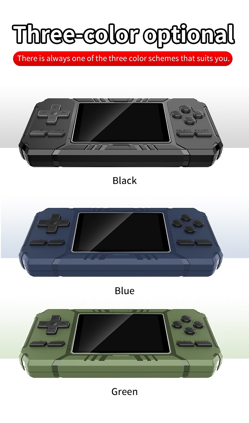 S8 Handheld Game Console Retro Mini Game Console with 520 Classic Games 3.0 inch Screen Rechargeable Battery Portable Games Console Support TV Ideal Gift for Kids Adult Friend Lover 2025 - $31.99 –P11