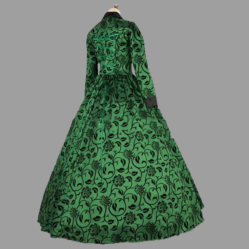 Rococo Βικτωριανής Εποχής Rochie de epoca Rochie De Bal Rochie de bal Maria Antonietta Pentru femei Regal Mascaradă Carnaval Petrecere Halloween Adulți Rochie 2025 - $109.99 –P2