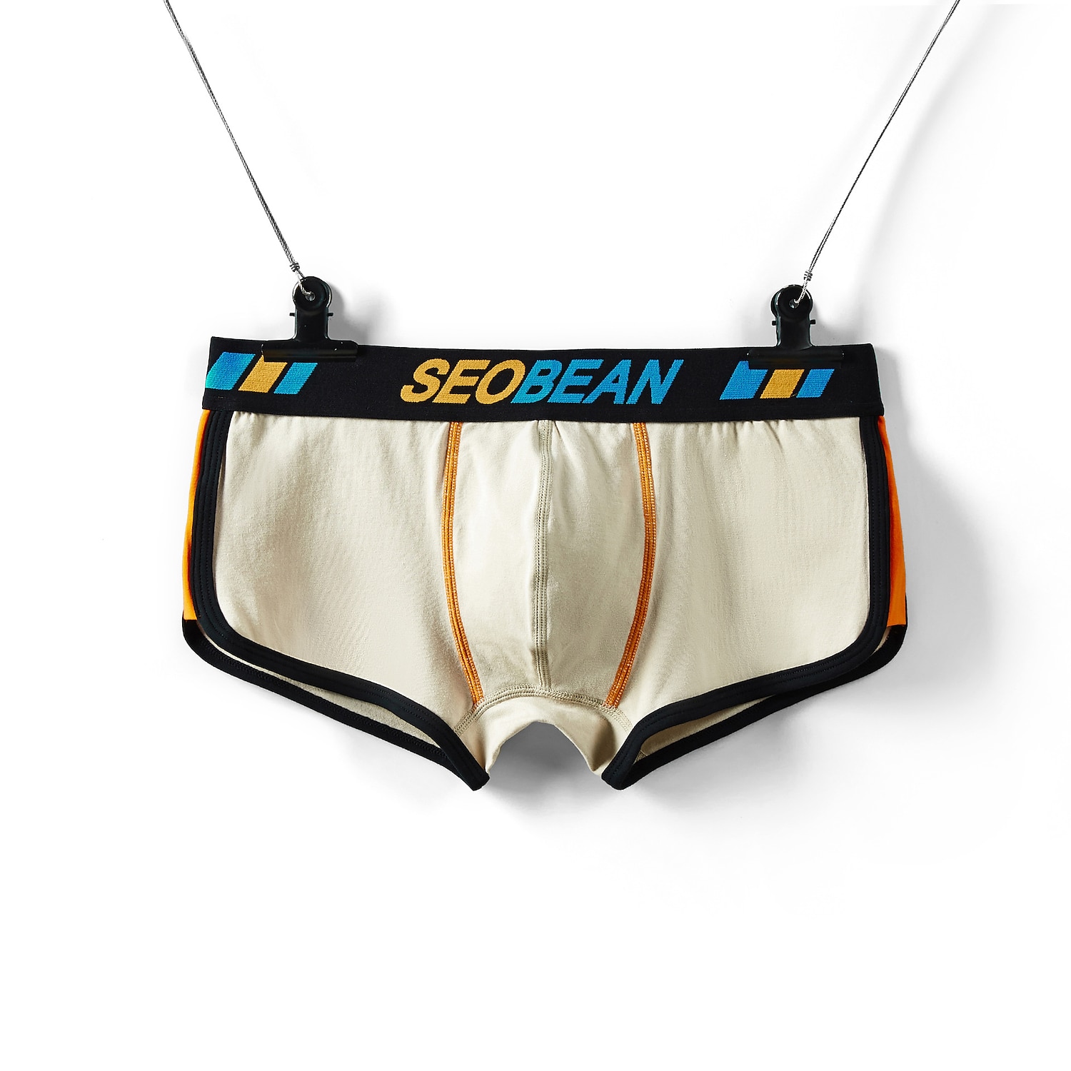 Bărbați 1 Bucată Boxeri Lenjerie de corp Imprimeu Spandex Amestec poliester / bumbac Lavabil Comfortabil Bloc Culoare Scrisă Talie Joasă Negru Alb 2025 - $10.49 –P8