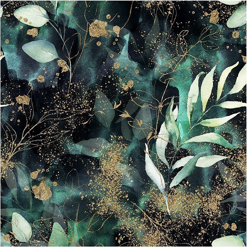 coola tapeter grön tapet väggmålning blad gren skala och sticka tapeter avtagbar pvc/vinyl självhäftande 17,7"x118"(45cmx300cm) 2025 - $26.99 –P2