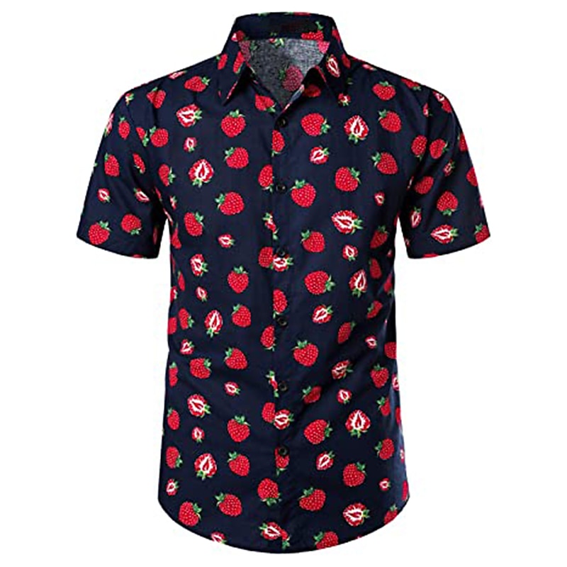 Per uomo A foglia Frutta Banana Camicia Camicia hawaiana Camicia Aloha Maniche corte Camicia Collo ripiegabile Tropicale Di tendenza Hawaiano Strada Informale Hawaiano Nero Bianco Giallo S M L del 2025 a $24.99 –P7