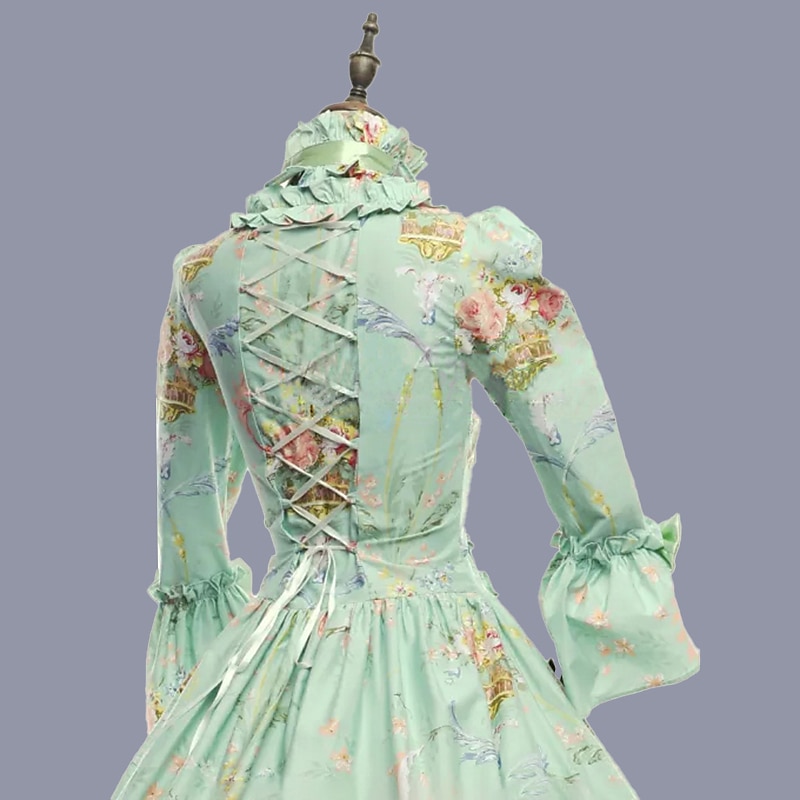 Rococo Βικτωριανής Εποχής Rochie de epoca Rochie De Bal Rochie de bal Maria Antonietta Pentru femei Mascaradă Carnaval Petrecere Halloween Adulți Rochie 2025 - $128.99 –P6
