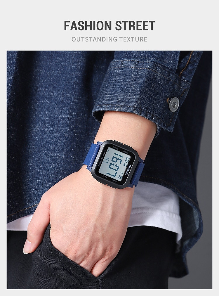 SKMEI 1894 Военная Водонепроницаемая Цифровая Часы Для Мужчин Уличные Устойчивые к Ударом Спортивные Наручные Часы Модный Электронный Стиль 2025 - $17.99 –P6