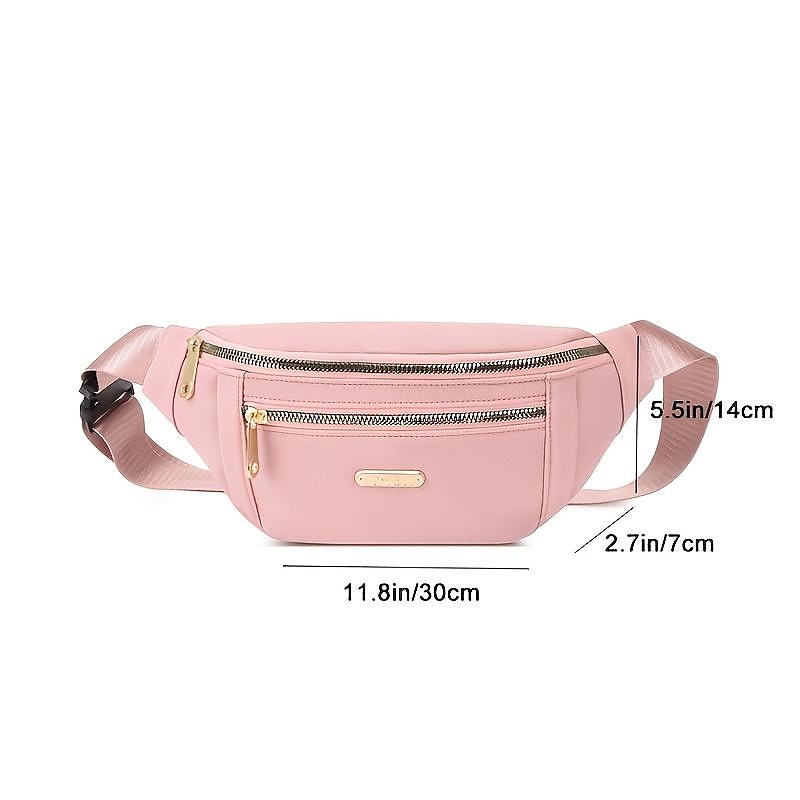 oxford textil fanny pack, női nagy kapacitású deréktáska 2025 - $6.99 –P6