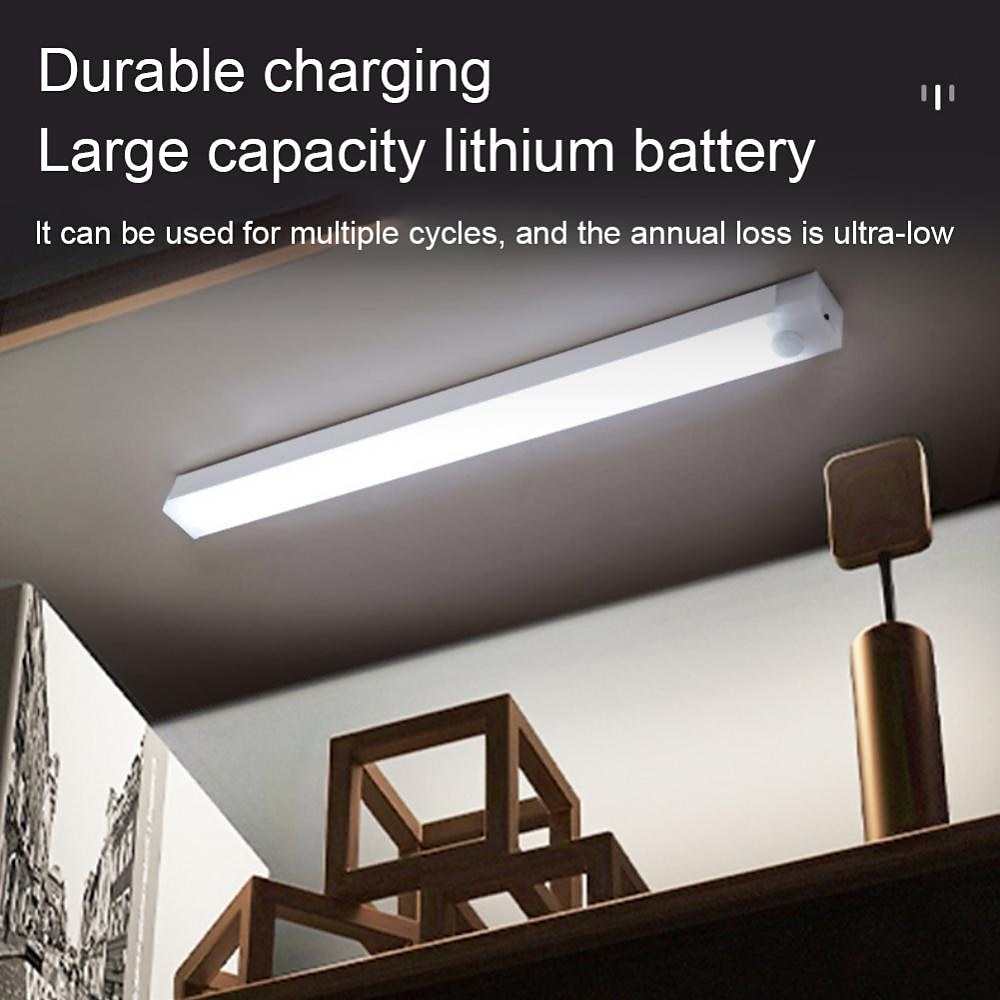 lumină de noapte led pir senzor de mișcare usb reîncărcabil 10/20/30/50cm dulap dulap bucătărie coridor lumini scară lampă de noapte fără fir 2025 - $5.49 –P1