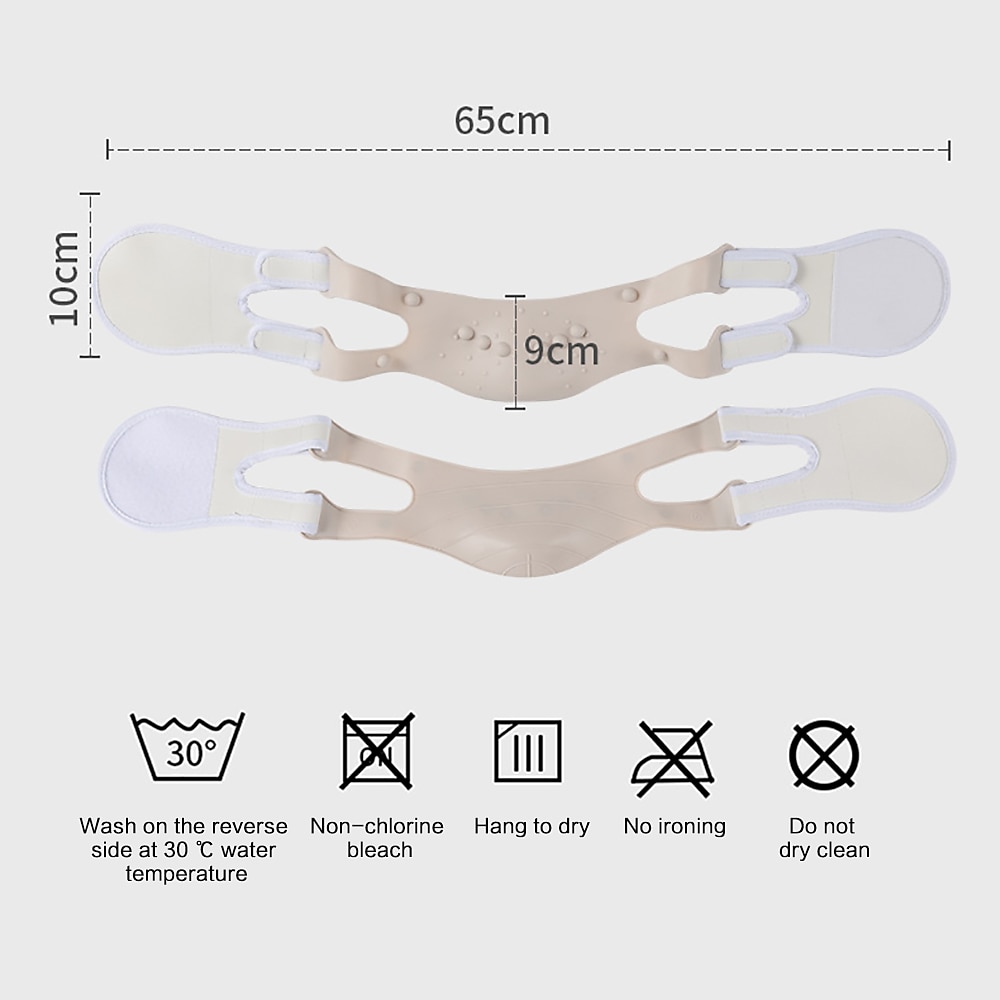 Silicone V Shape Bandage Face Lift Up Slimming Mask Belt Anti Wrinkle Reduce Double Chin Band V Face Chin Cheek Strap 2025 - $17.99 –P6