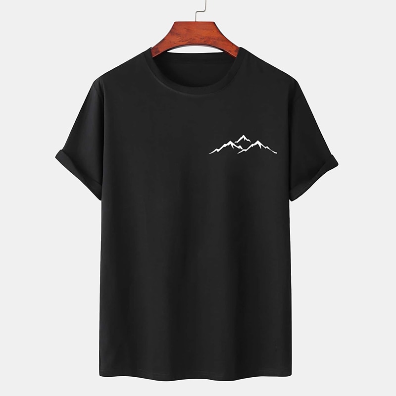 Bărbați Mărime Plus Tricou Mare si inalt Imprimeu Grafic Crewneck Imprimeu Mânecă scurtă Șic Stradă Stilat Casual Topuri În aer liber Ieșire Topuri 2026 - $16.49 –P4