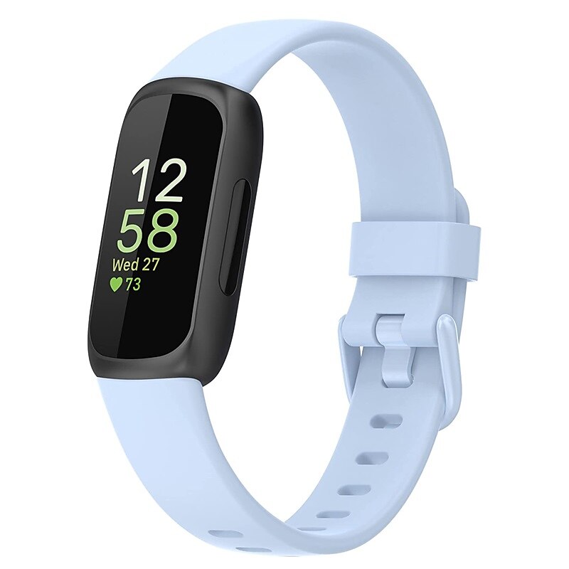 Smart Watch Band Συμβατό με Fitbit Inspire 3 σιλικόνη Εξυπνο ρολόι Λουρί Μεταλλικό κούμπωμα Αδιάβροχη Ρυθμιζόμενο Αθλητικό Μπρασελέ Αντικατάσταση Περικάρπιο 2025 - $11.99 –P7