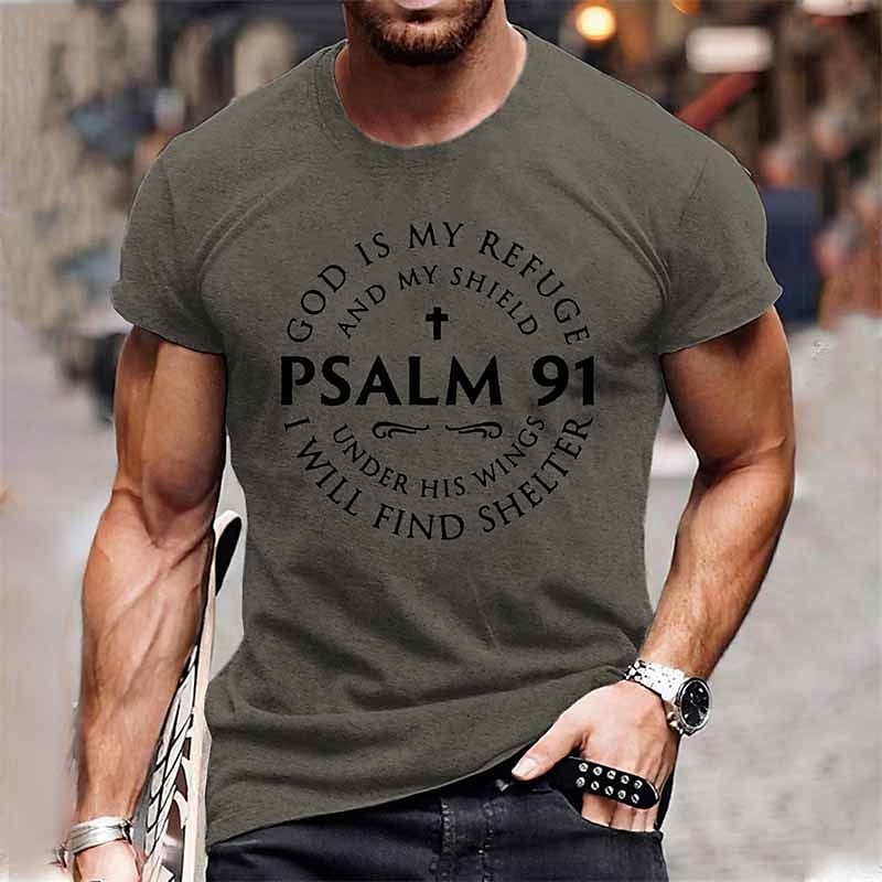 Hombre Letra Camiseta Estilo casual Algodón Manga Corta Gráfico Camisa Vino Gris brezo Negro Camiseta cómoda Exterior Calle Ropa de diseñador de moda 2025 - $15.99 –P12