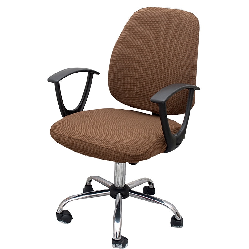 Schonbezug für Computer Bürostuhl elastisch drehbar Gamingsitz Schonbezug elastisch Polarfleece schwarz einfarbig weich strapazierfähig waschbar 2025 - $19.99 –P11