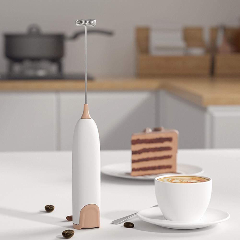 Electric Milk Frother Kitchen Drink Foamer Whisk Mixer Stirrer Coffee Cappuccino Creamer Whisk Frothy Blend Whisker Egg Beater, Without Battery 2025 - $13.99 –P9