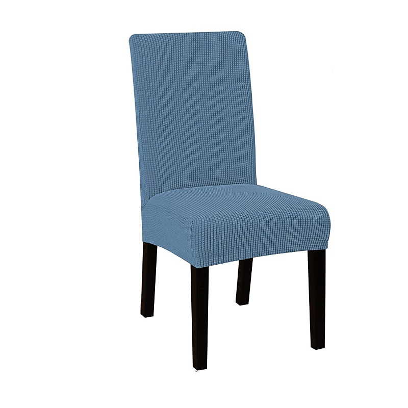 Capa de cadeira de jantar repelente de água capa elástica para assento de cadeira elastano com protetor elástico inferior para sala de jantar cerimônia de casamento durável lavável de 2025 por $5.99 –P17