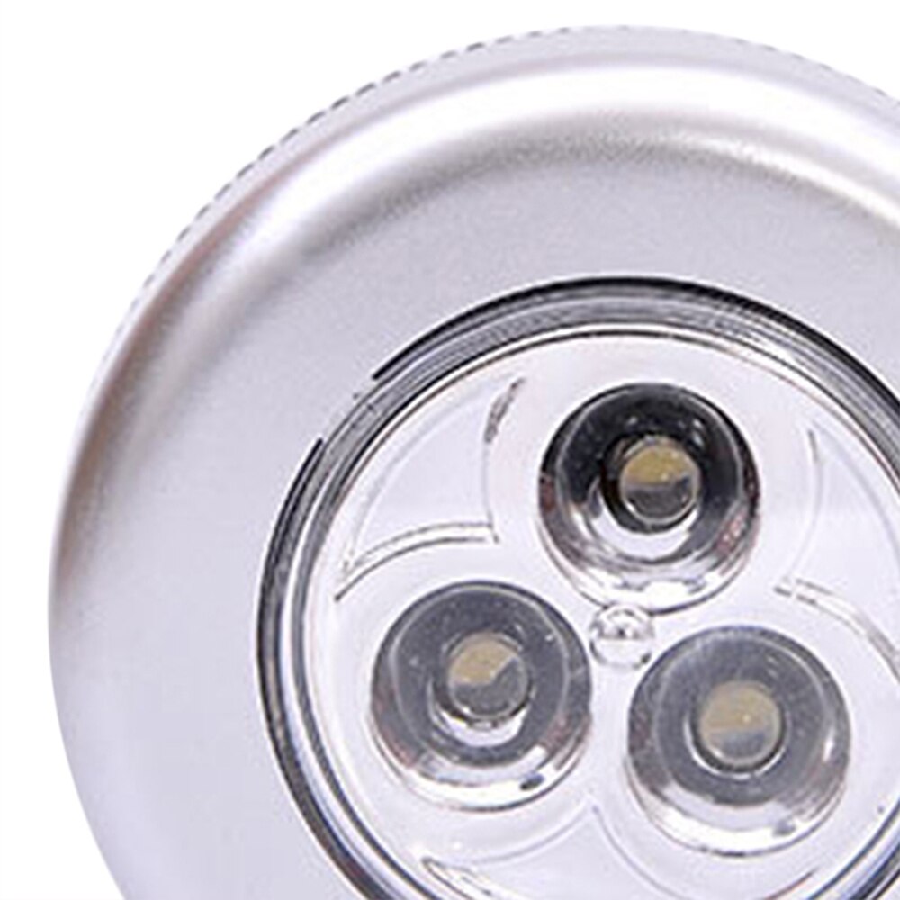 4 szt. awaryjne oświetlenie ścienne 3 led kuchnia pod szafką oświetlenie do szafy z naklejką dotknij lampa dotykowa przestrzeń naklejka bezprzewodowa lampa ścienna szafa sypialnia kuchnia 2025 - $10.49 –P10