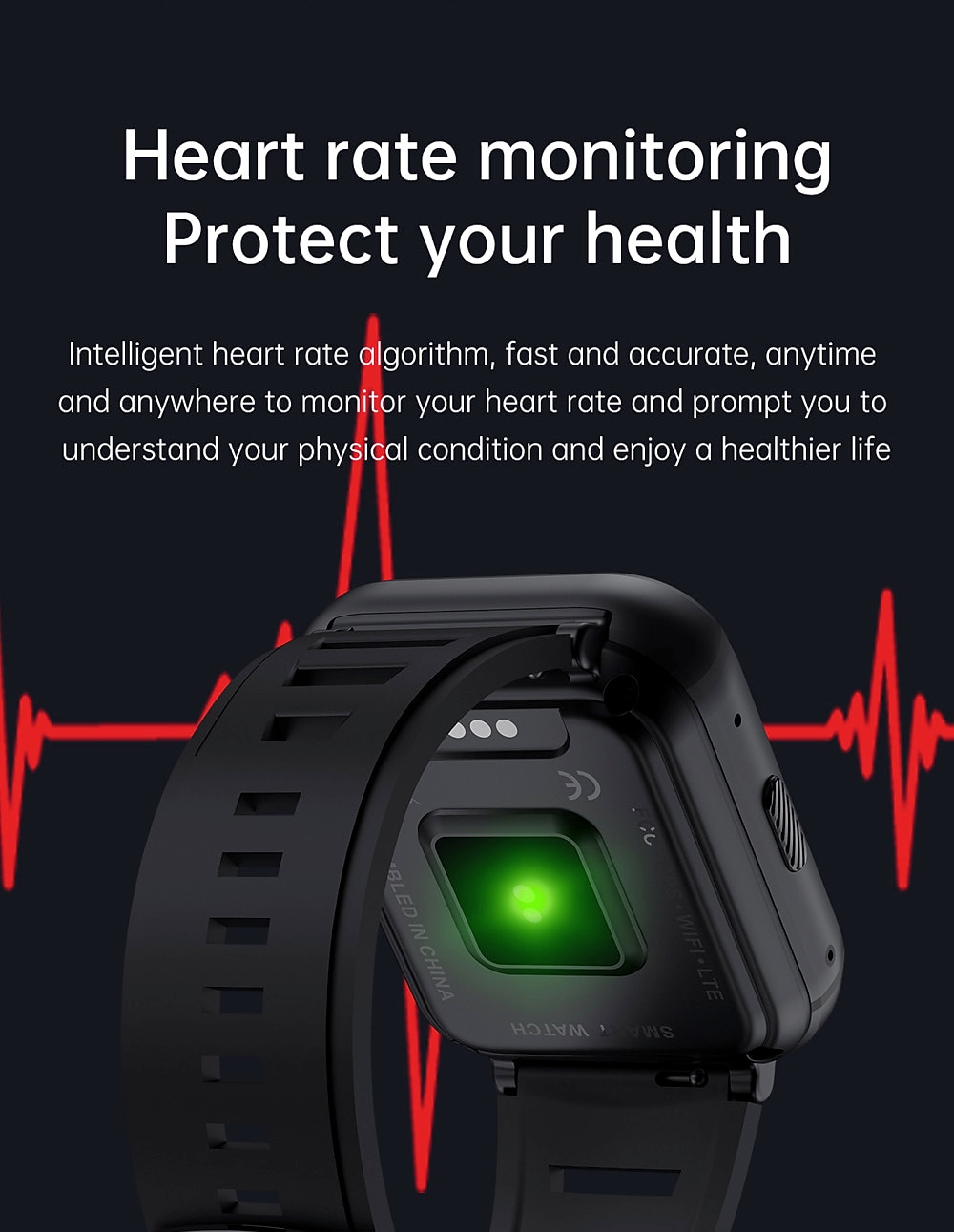 696 PG668 Smart Watch 2.08 inch 4G LTE Cellular Smartwatch Phone Bluetooth 4G Pedometer Activity Tracker Heart Rate Monitor Compatible with Android iOS Women Men GPS Hands-Free Calls Media Control IP 2025 - $227.59 –P15