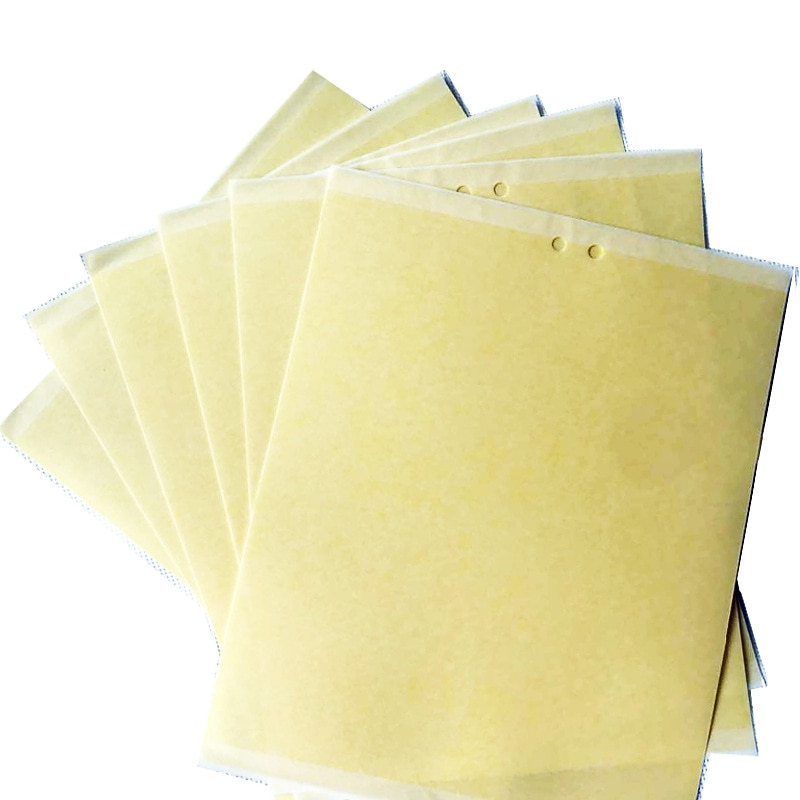 20st fruktflugfälla klibbmaskbräda växthus gul bräda dubbelsidig liten svart flugfälla gul och blå fällbräda jordbrukshushållstrips 20*15cm 2025 - $8.99 –P6