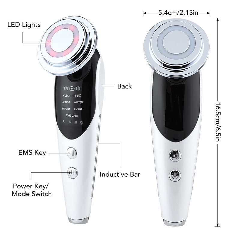 7 in 1 Facial Lifting Device EMS Radiofrequency Micro Current Rejuvenation Facial Massager Light Therapy Anti-aging Anti-wrinkle Beauty Instrument 2025 - $35.99 –P11