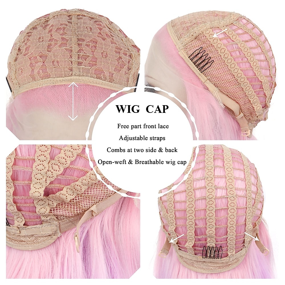 Радужные синтетические парики, красочные натуральные волнистые синтетические парики для трансвеститов, русалок, косплей, вечерние, 26 дюймов, парики для Хэллоуина 2026 - $30.99 –P6