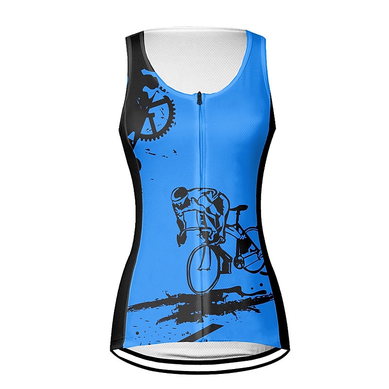 Per donna Gilet da ciclismo Maglia da ciclismo Senza maniche Bicicletta Gilet / Gilet Maglietta / Maglia Superiore con 3 tasche posteriori Ciclismo da montagna Cicismo su strada Traspirante del 2025 a $20.79 –P6