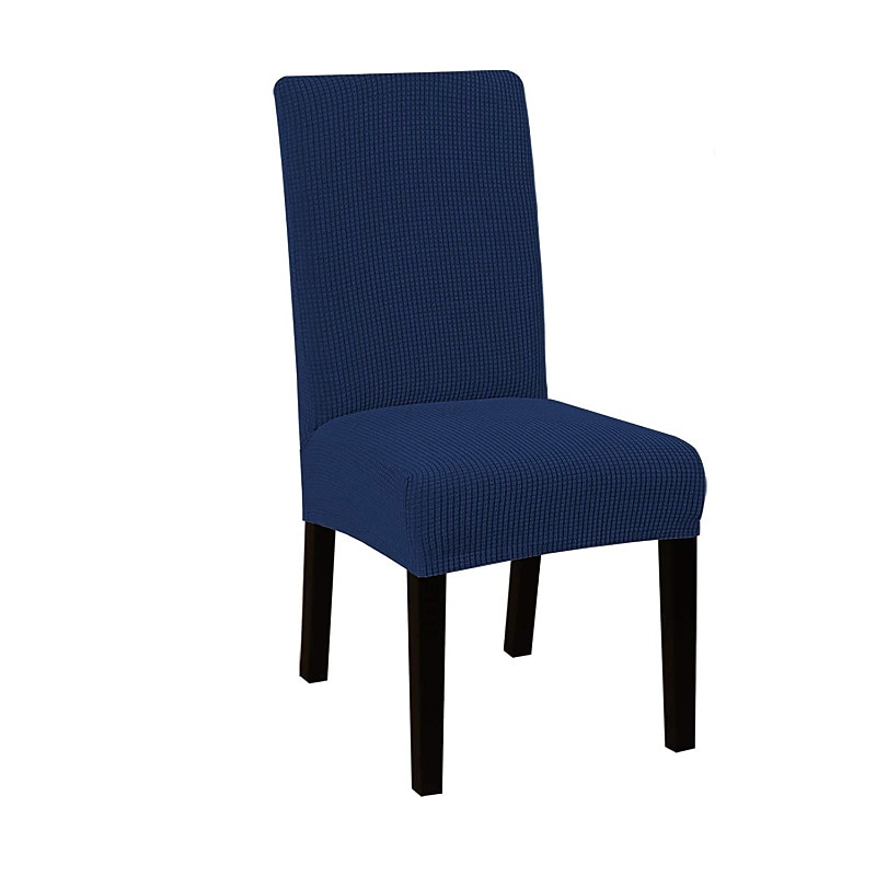 Capa de cadeira de jantar repelente de água capa elástica para assento de cadeira elastano com protetor elástico inferior para sala de jantar cerimônia de casamento durável lavável de 2025 por $5.99 –P15