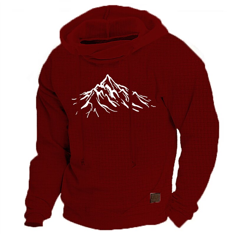 Herren Einfarbig Kapuzensweatshirt Kapuzenshirts Pullover Streetwear Sportbekleidung Langarm Mit Kapuze Sport & Outdoor Lässig Streetwear Schwarz Weiß Kordelzug Herbst Winter Designer 2025 - $31.99 –P3