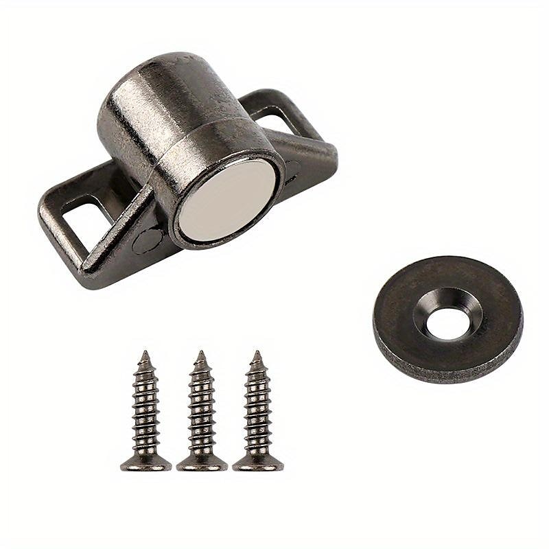 1 set, magnetskåpsdörrspärr, magnetisk möbeldörrstoppare, starka kraftfulla neodymmagneter spärrskåp fångar möbeltillbehör 2025 - $9.99 –P7