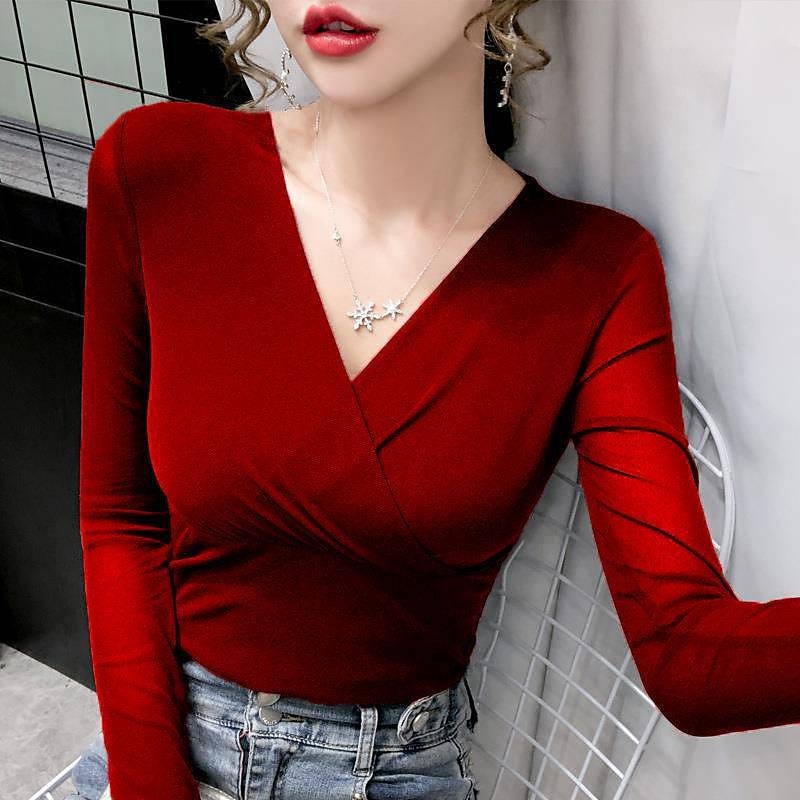dámské denní top latinskoamerické tance společenské tance top ruching čistá barva splicing dámská výkonnostní trénink polyester s dlouhým rukávem 2025 - $15.99 –P3