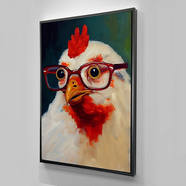 1st punkrock kattporträtt oljemålning väggkonst original konsttryck felino anmail mpressionist heminredning djurhus husdjursdekor 2025 - $18.49 –P8