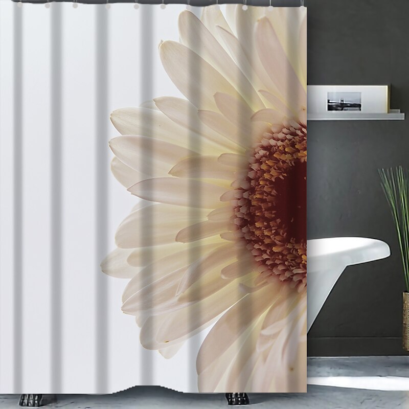 Shower Curtain with Hooks 180cm*180cm(70"*70") Polyester Washable Waterproof Landscape Floral Plant Pattern 2025 - $25.99 –P2