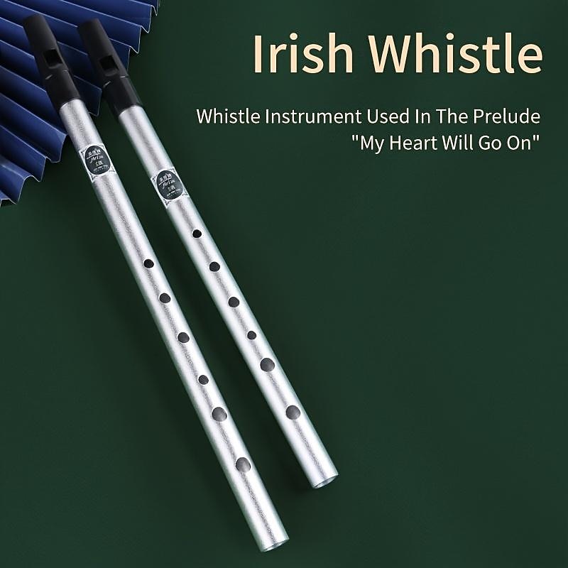 Irish Whistle Flute C/D Key Ireland Flute Tin Penny Whistle 6 Hole Flute Musical Instrument 2026 - $18.99 –P2