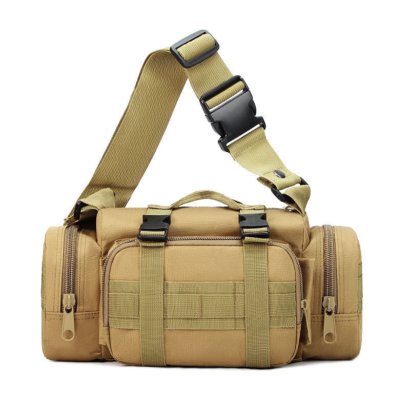 Magväska Magväskor Axelremsväska Andningsfunktion Bärbar Multifunktionell Lättvikt Hållbar Utomhus Fiske Camping Klättring Militär Oxfordtyg Svart Armégrön Kaki 2025 - $19.99 –P7