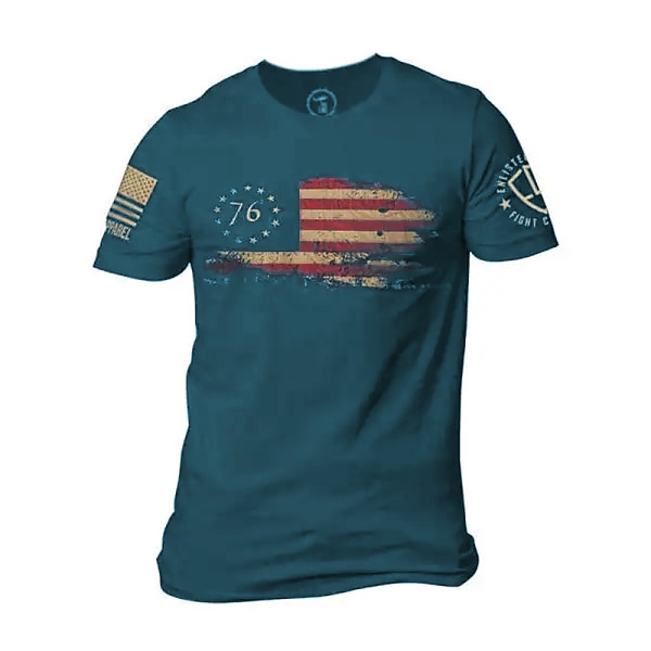 Jour des vétérans T-shirt homme patriote patriote vétéran 100% coton graphique T shirt chemise confortable tee extérieur street mode designer vêtements S M L XL XXL de 2025 ? $15.99 –P10