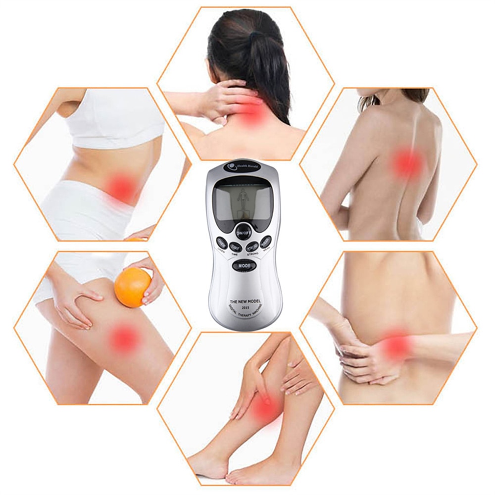 4 Electrode Health Care Tens Acupuncture Electric Therapy Massageador Machine Pulse Body Slim 2024 - AED 75.23 –P10